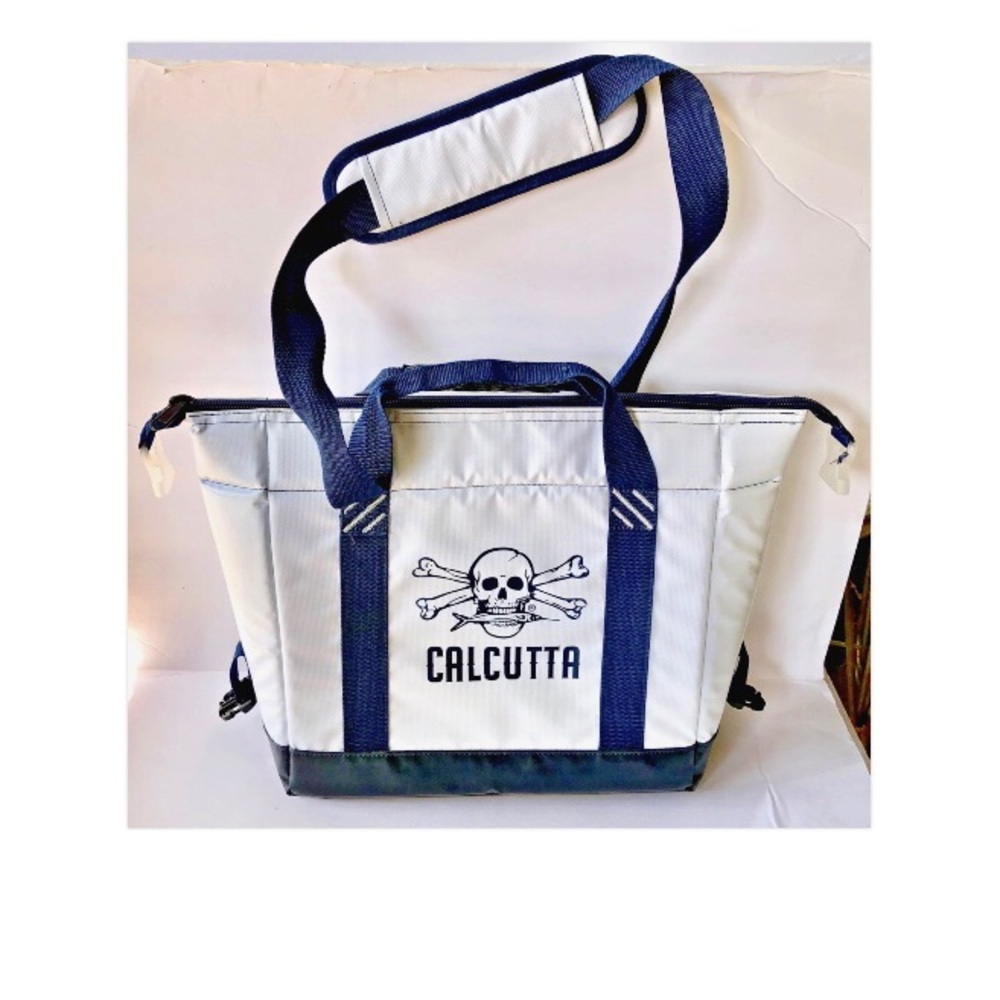Calcutta White Navy 12 Can Soft Sided Insulated Cooler